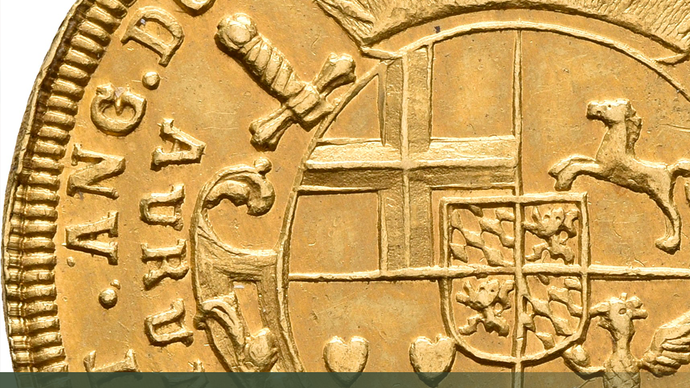 Veranstaltungsankündigung mit einem Foto einer goldenen Münze. (Bild: LWL/Kötz)