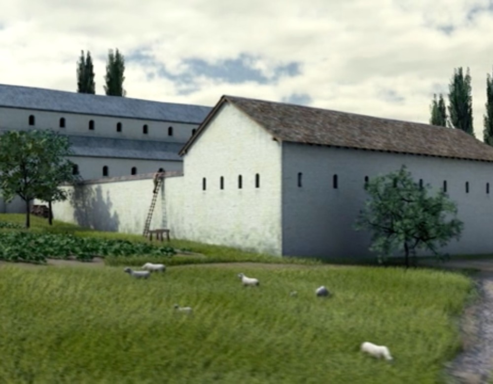 3D-Rekonstruktion der Kaiserpfalz