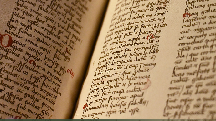 Veranstaltungsankündigung mit dem handgeschriebenen Text des "Westfalienlieds" (Bild: LWL/Wolff)