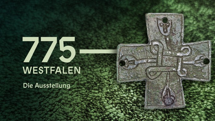 Veranstaltungsankündigung mit einem Foto einer goldenen Münze. (Bild: LWL/Kötz)