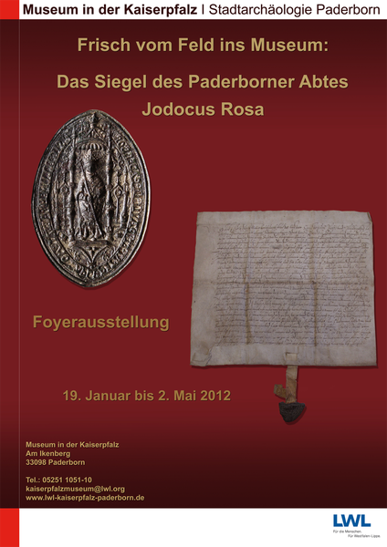 Plakat zur Ausstellung "Frisch vom Feld ins Museum"