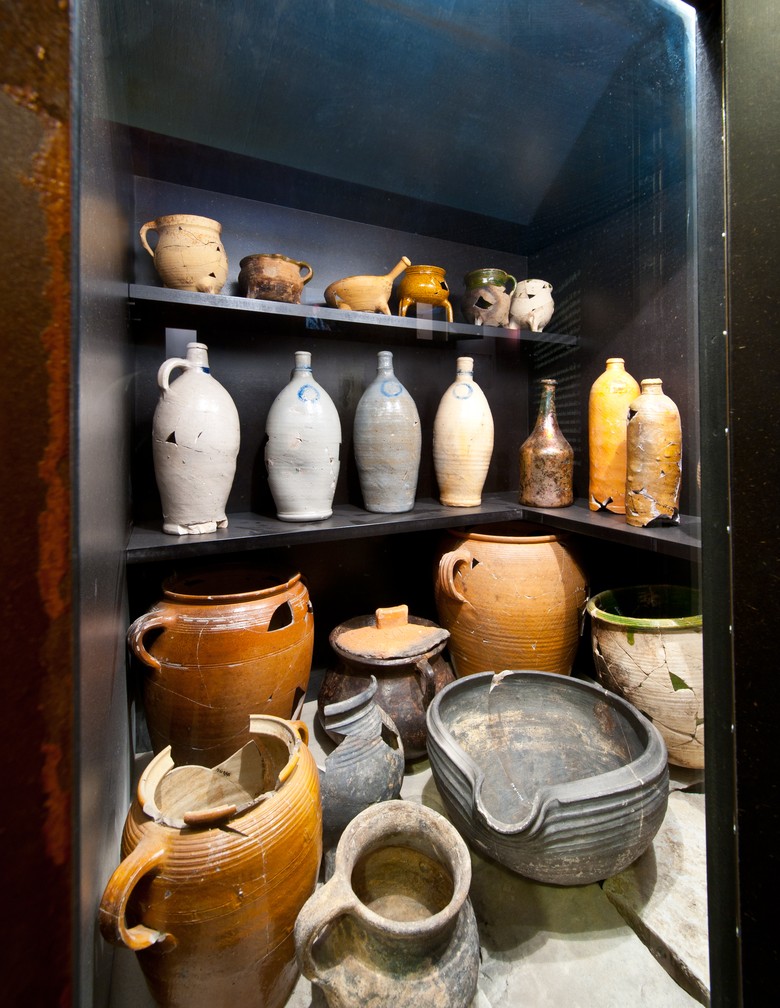 Ein "Blick in die mittelalterliche Küche" in der Dauerausstellung, Foto: Noltenhans