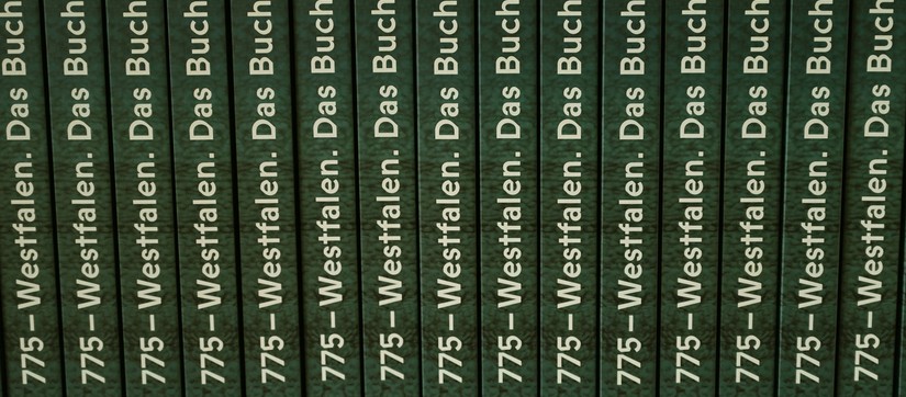 Begleitband zur Ausstellung in Regal (Foto: Wolf)