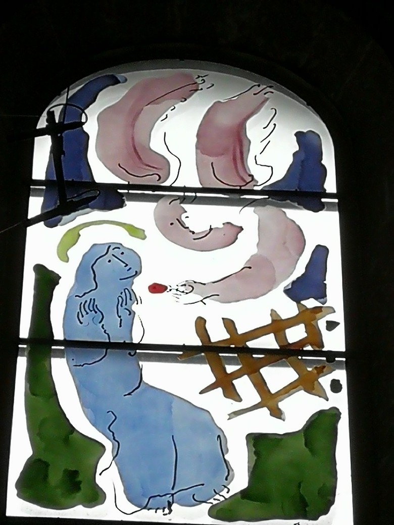 Das Fenster im nördlichen Obergarden des Doms. Foto: A. Beißner