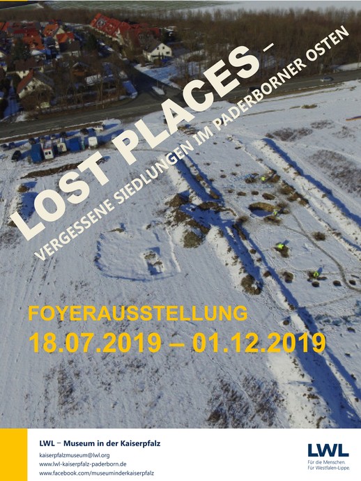Plakat zur Ausstellung "Lost Places" (öffnet vergrößerte Bildansicht)