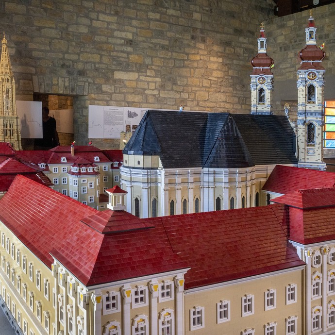 Modell des Klosters Wiblingen (vergrößerte Bildansicht wird geöffnet)